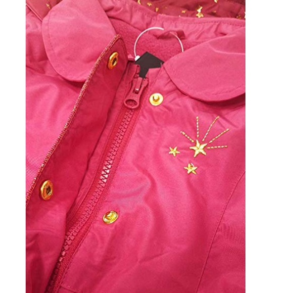 London Fog Girls Mid-Weight Jacket Fuchsia - Picture 3 of 4